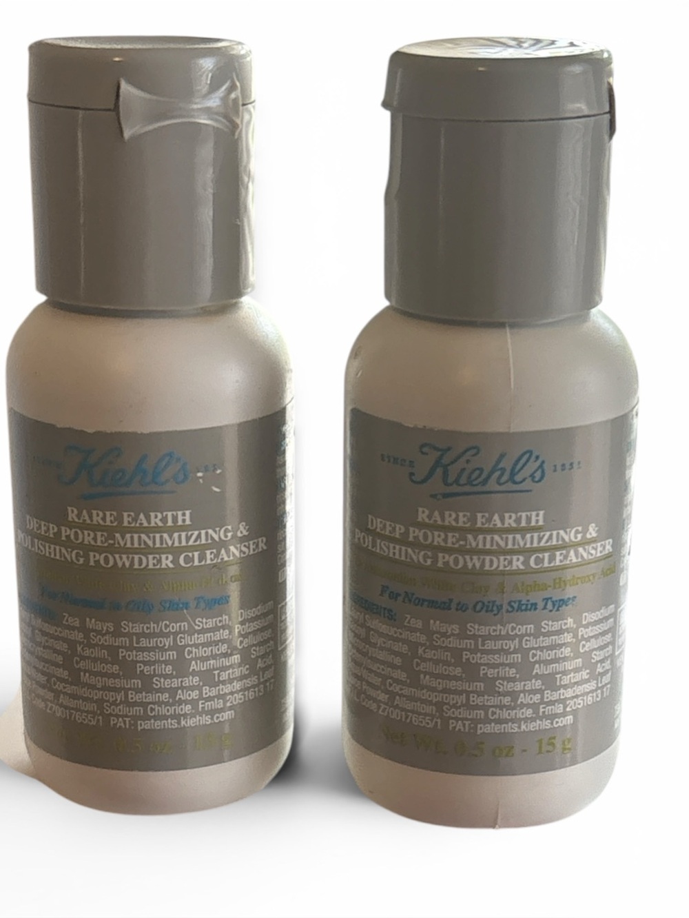 Kiehl's Rare Earth Deep Pore-Minimizing & Polishing Powder Cleanser duo